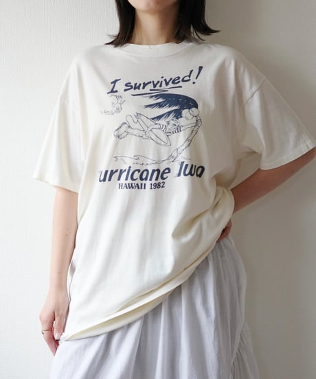 1982 I survived Hurricane Iwa t-shirt