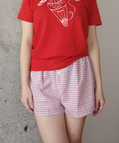 used unknown gingham boxer shorts
