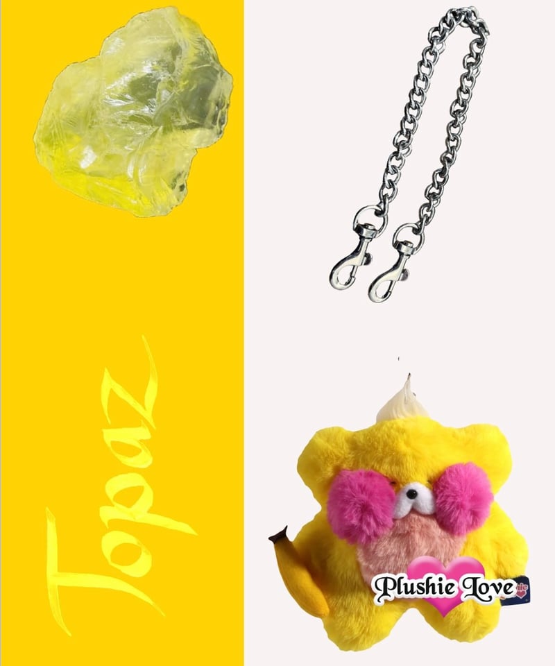 Plushie Love】Topaz Bag Charm ꒉ:)و ̑̑₊˚✩⊹ | Rol