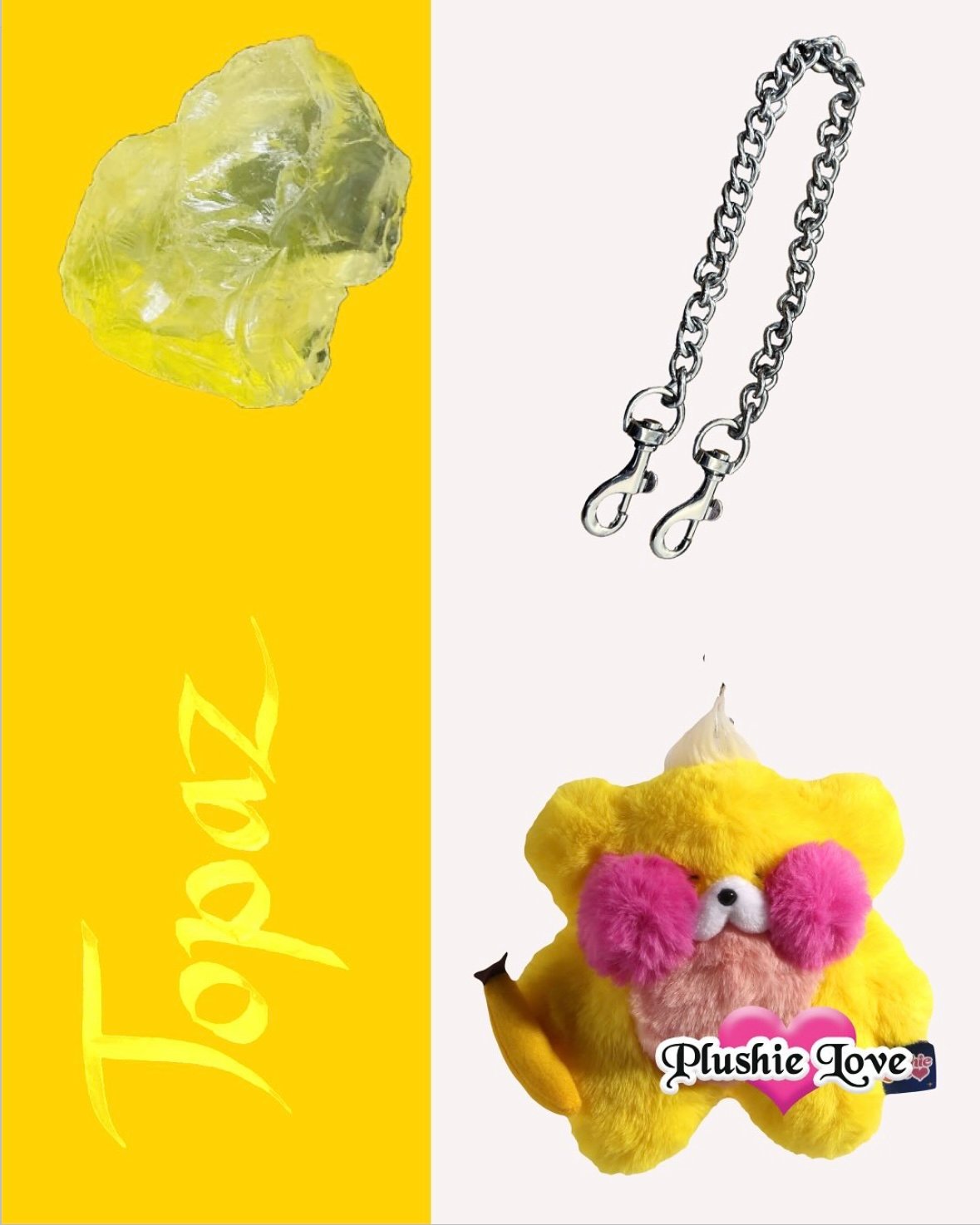 Plushie Love】Topaz Bag Charm ꒉ:)و ̑̑₊˚✩⊹ | Rol