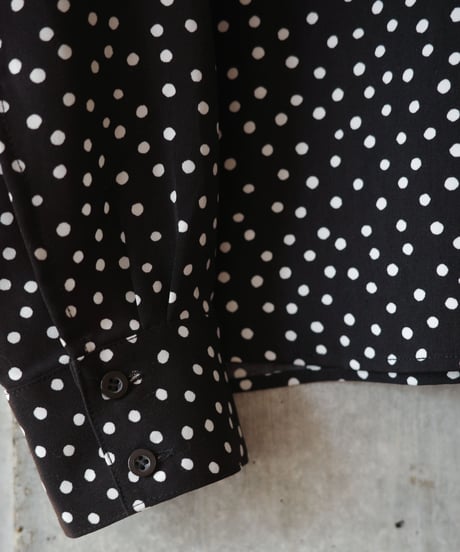 unknown used polka dots shirt