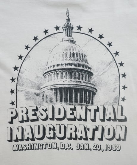 1989 George H W Bush inauguration t-shirt made in usa