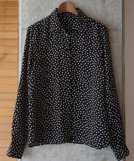 unknown used polka dots shirt