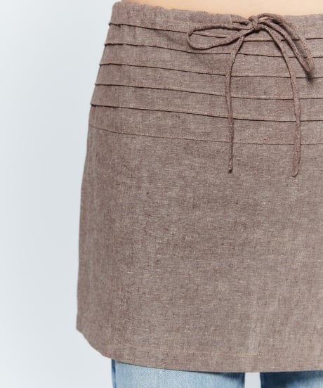 【ASTRA】LINEN Mini Skirt