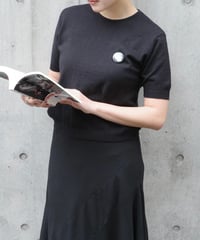 1980-90s unknown lamb wool mix s/s knit top