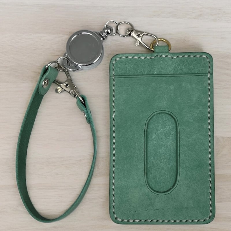 イタリアンレザー品質保証タグ付パスケース/ICケース/PASMO/suica  