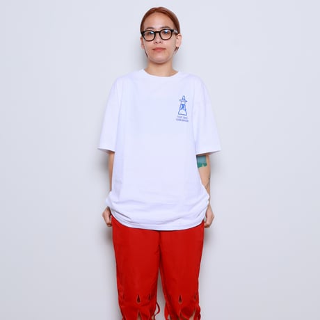 CEKAI O!K STORE&SPACE + ZOSEN BANDIDO  T-SHIRTS / WHITE
