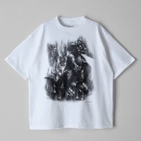 Ryota Daimon × GODZILLA THE ART by CEKAI T-SHIRTS WHITE