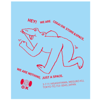 CEKAI O!K STORE&SPACE SHIRI-HEI　TOTEBAG / LIGHTBLUE