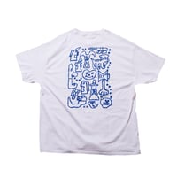 CEKAI O!K STORE&SPACE + ZOSEN BANDIDO  T-SHIRTS / WHITE
