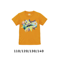 でこぼこポン！ポン ギザギザTシャツ  オレンジ