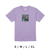 でこぼこポン！ポン ポートレイト TシャツA (ADULT) パープル