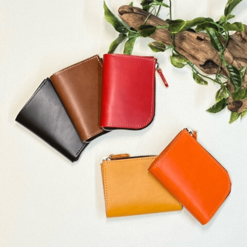 ブッテーロレザー】L字ファスナーショート財布 | Sigma