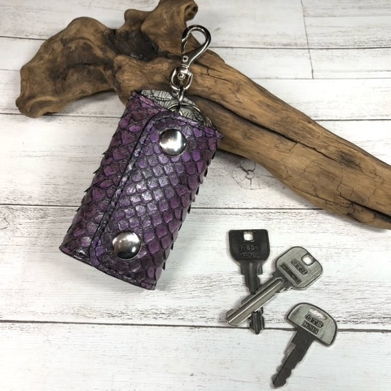 限定品 WILD&SWANS ヘビ革 キーケース 未使用 SIAMNESS シャムネス スマートキーケース キーケース スマート