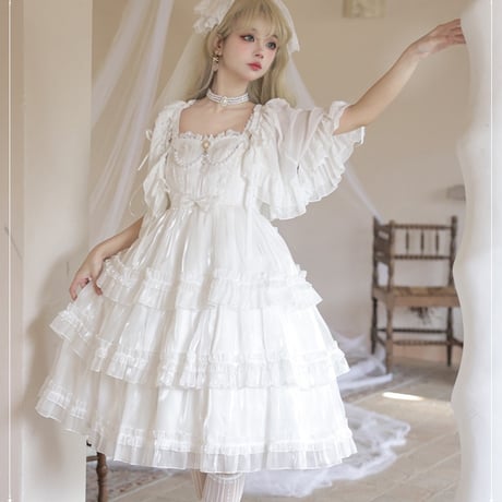 LO001 "Starry Love Song Lolita Dress Original Design JSK"。