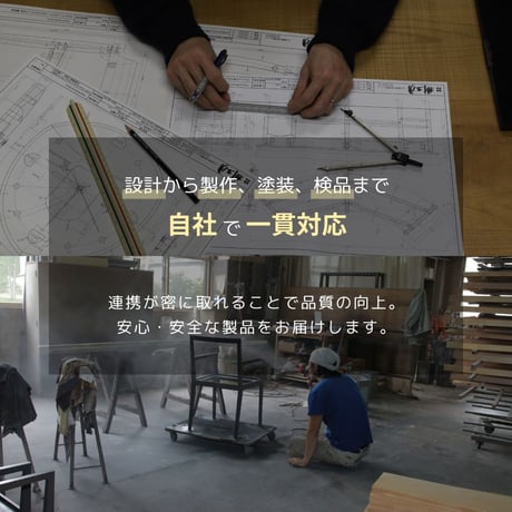 取手付ミラー＆無垢材スタンドセット