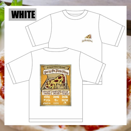 【Party On -Pizza Slices-】Pizza Shop T-Shirts