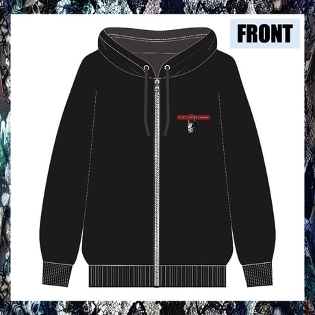 【[CODE:SIX] -Unlocked-】AGENT UNIFORM  middle layer Hoodie