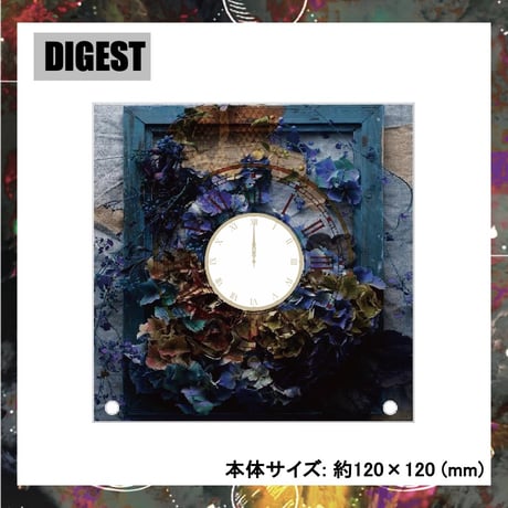 受注生産商品【Periodical Cicada】Acrylic Clock