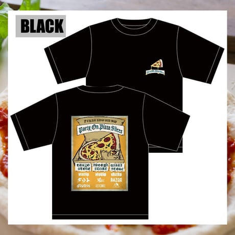 【Party On -Pizza Slices-】Pizza Shop T-Shirts