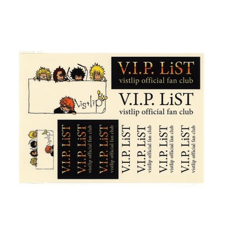 ●V.I.P LiST ONLY●ステッカー