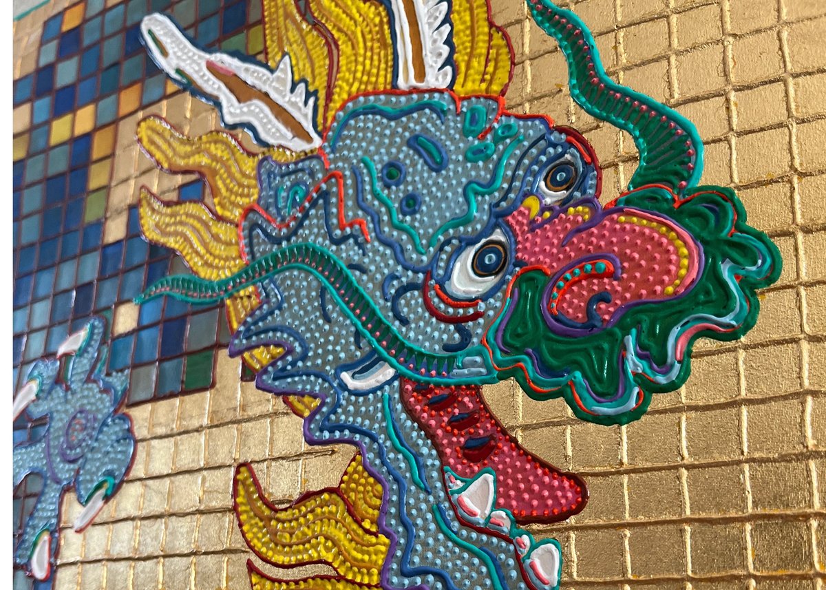 墨絵　龍神祝詞　アルケミー　クリスタルボウル　ヒーリング付き　スピリチュアル 墨絵龍神祝詞アルケミークリスタルボウルヒーリング付き
