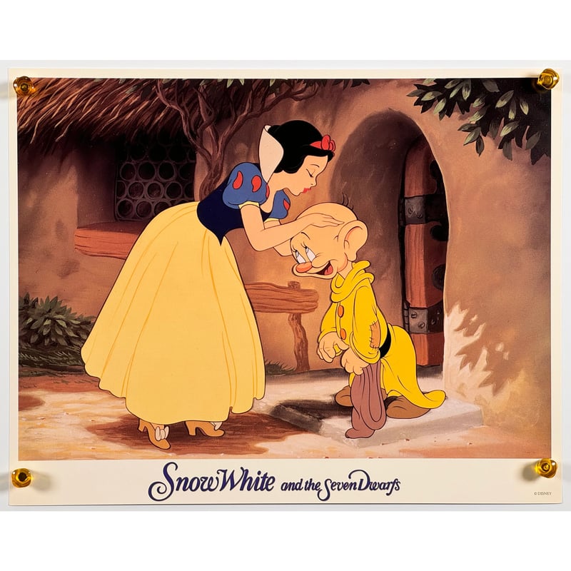 ビンテージ 高品質 ロビーカード ディズニー 白雪姫 ポスター 1937