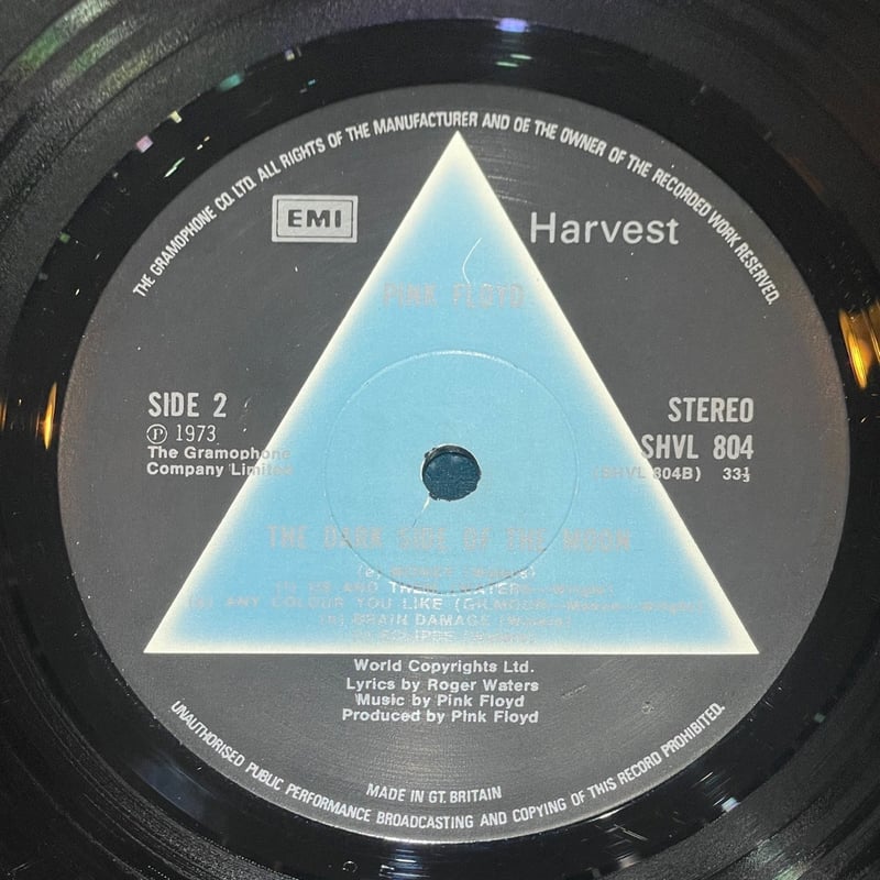 レコード】Pink Floyd / The Dark Side Of The Moon(狂気
