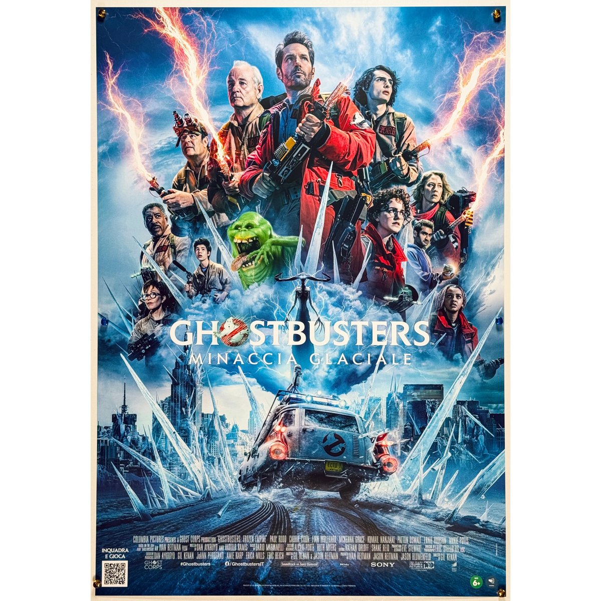 03903『ゴーストバスターズ』B2判映画ポスター非売品劇場公開時