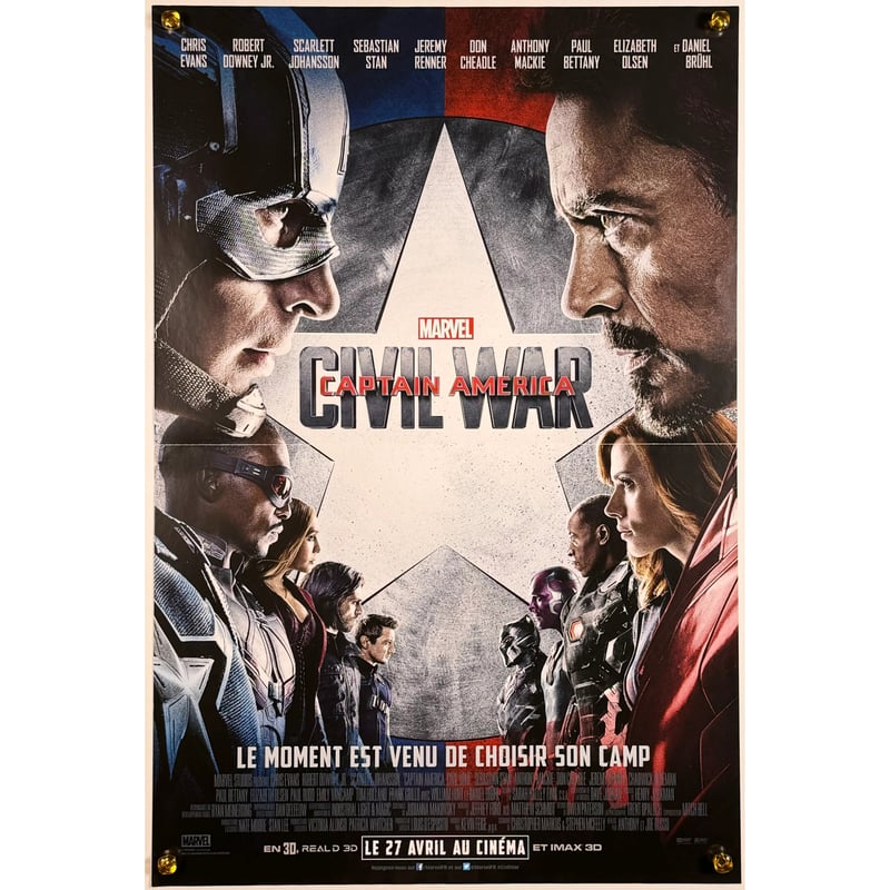 シビル・ウォー　キャプテン・アメリカ　ビジュアルアートポスター Amazon.co.jp: 映画 シビル・ウォー／キャプテン・アメリカ