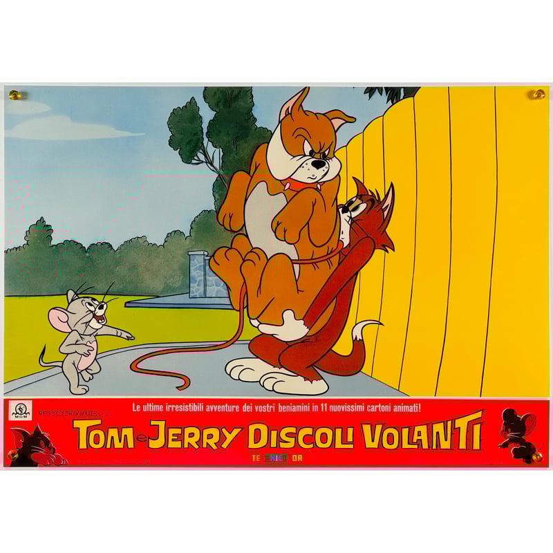 イタリア版★ビンテージ！「トムとジェリー」「Tom and Jerry」ポスター イタリア版☆ビンテージ！「トムとジェリー」「Tom and Jerry