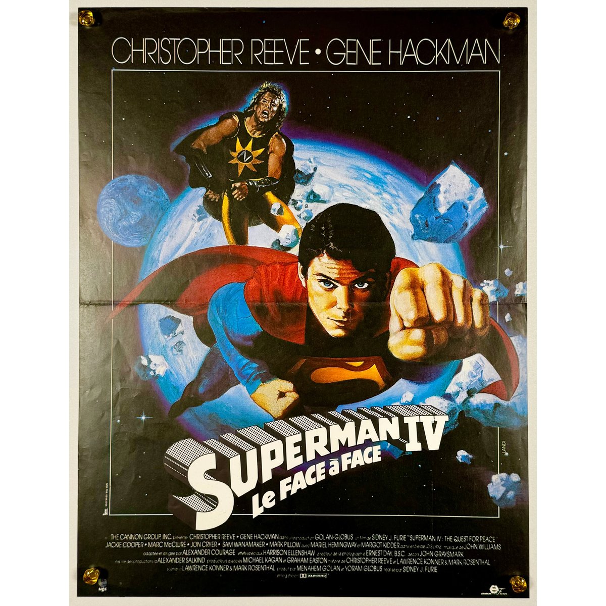 SUPERMAN 仏版宣伝ポスター ジェームズガン
