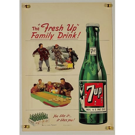 当時物 7UP セブンアップ 1960年代 ヴィンテージ アメリカ USA 