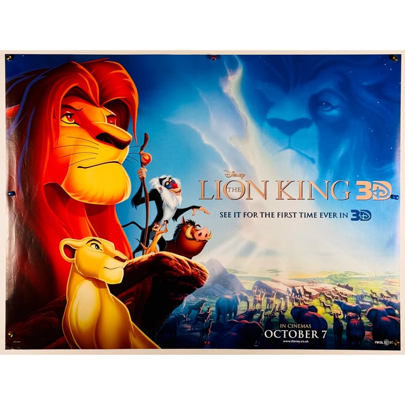 ライオンキング当時ポスター