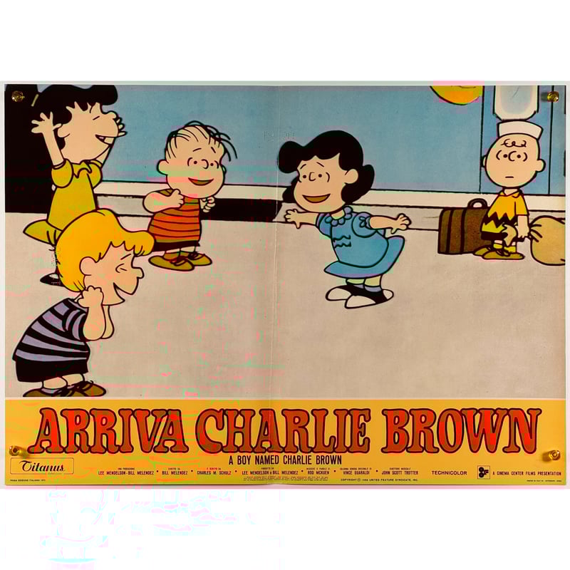 70s USA製 チャーリーブラウン ビンテージ スヌーピー ポスター