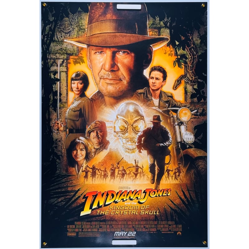 劇場ポスター/2008年公開/アメリカ/オリジナル】インディ・ジョーンズ/クリスタル・スカル 劇場ポスター/2008年公開/アメリカ/オリジナル】インディ・ジョーンズ/クリスタル・スカル