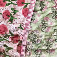 ブロックプリントふかふかキルト | Ethnic Life mui