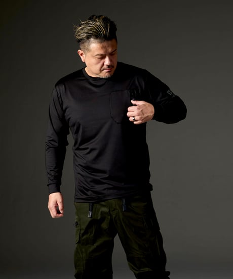 EXIT Long Sleeve T-Shirt【BLACK】
