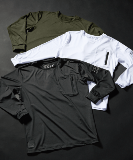 EXIT Long Sleeve T-Shirt【BLACK】