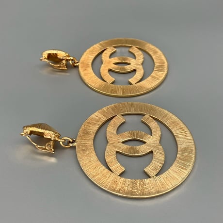 CHANEL (シャネル) ヴィンテージ デカココ ココマーク スイング 大振り イヤリング