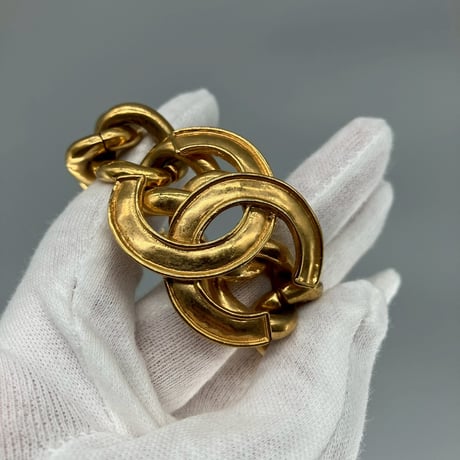 CHANEL (シャネル) ヴィンテージ デカココ ココマーク ブレスレット