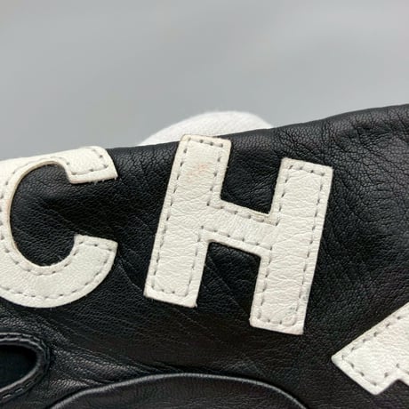 CHANEL (シャネル) ヴィンテージ ロゴ ココマーク レザー 手袋 グローブ