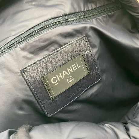 CHANEL (シャネル) ドゥドーヌ ココネージュ ツイード ロゴ ココマーク リュックサック バックパック