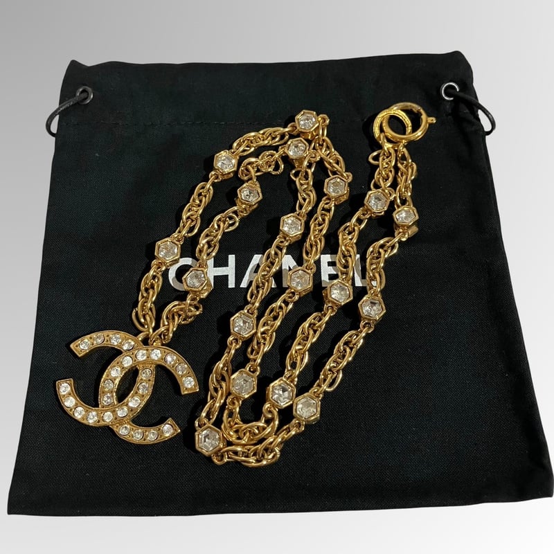 CHANEL/シャネル/ヴィンテージ/ココマーク/ラインストーン CHANEL/シャネル/ヴィンテージ/ココマーク/ラインストーン