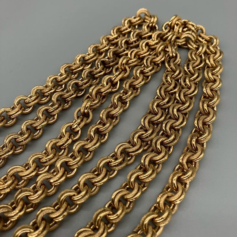 CHANEL (シャネル) ヴィンテージ 4連チェーン ココマーク チェーン