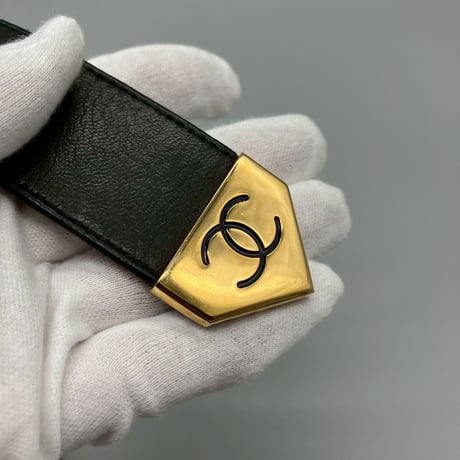 CHANEL (シャネル) ヴィンテージ ココマーク ロゴ チェーン ベルト