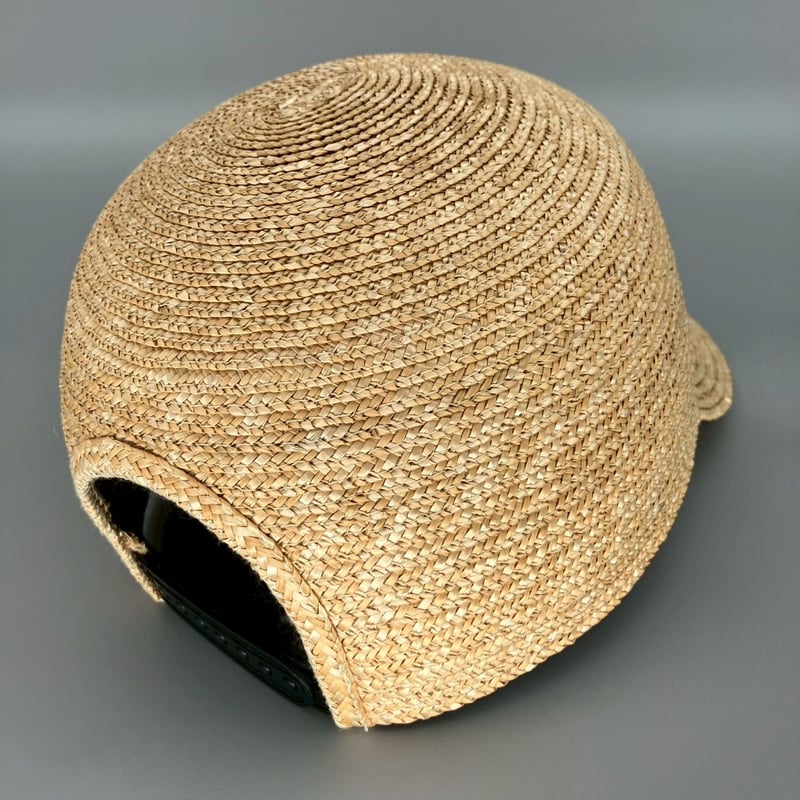 CHANELシャネルココマークストローキャップ麦わら帽子Mナチュラル
