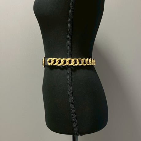 CHANEL (シャネル) ヴィンテージ チェーン レザー ベルト
