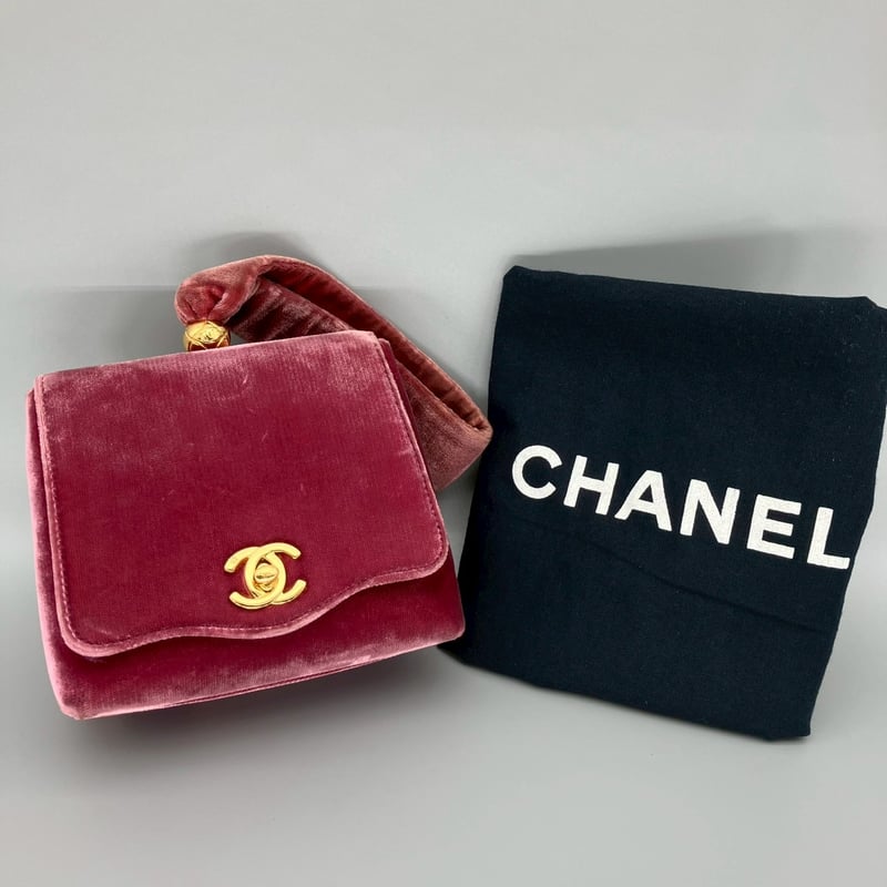 CHANEL (シャネル) ヴィンテージ ベロア ベルベット ターン