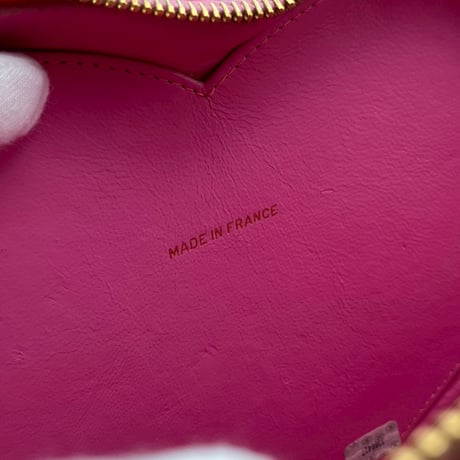 CHANEL (シャネル) ヴィンテージ バービーコレクション ココマーク パテントレザー ハート バニティ ハンドバッグ